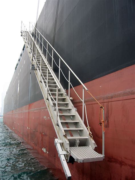 Accommodation ladder .